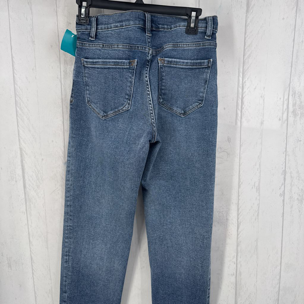 4 hi-rise straight leg jean