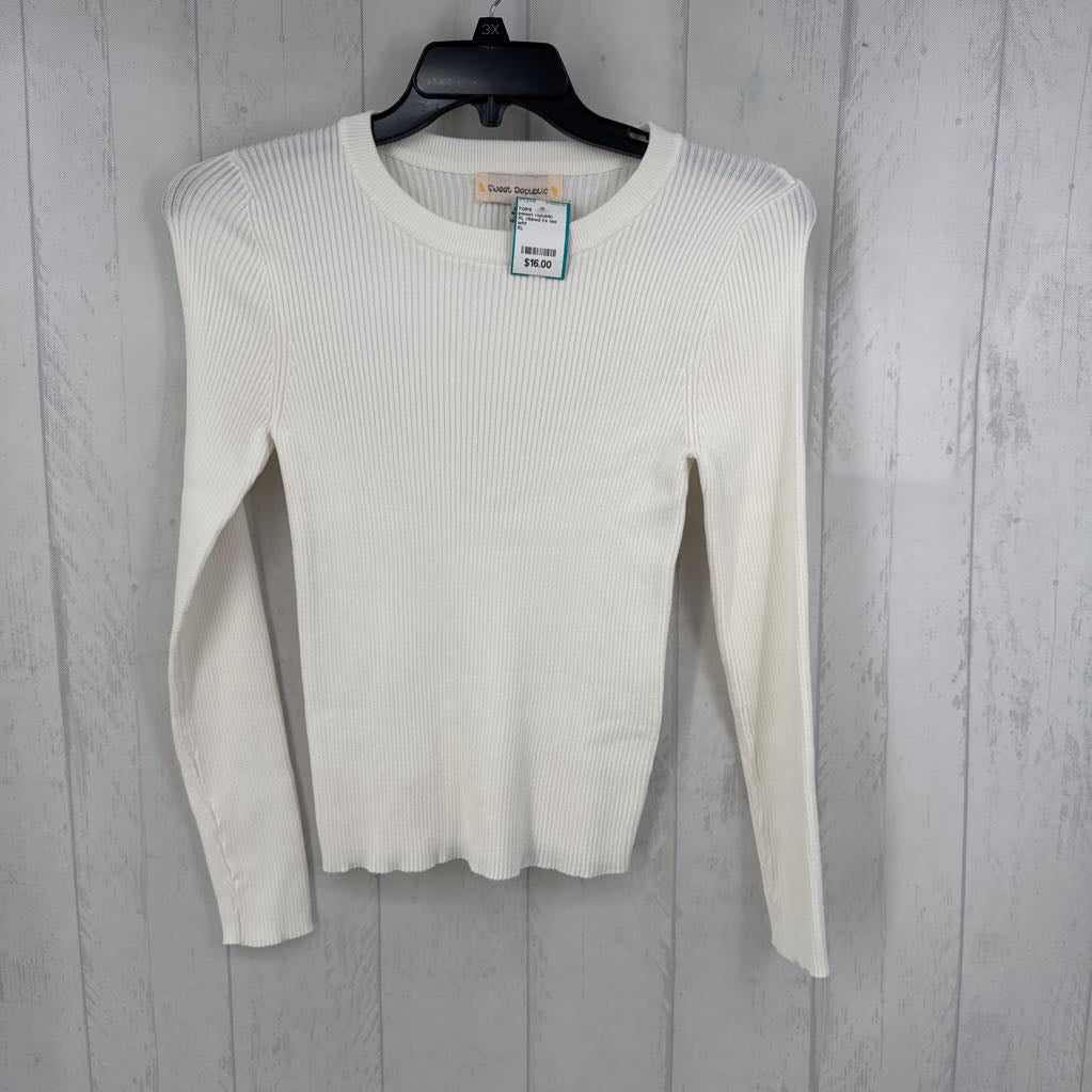 XL ribbed l/s tee