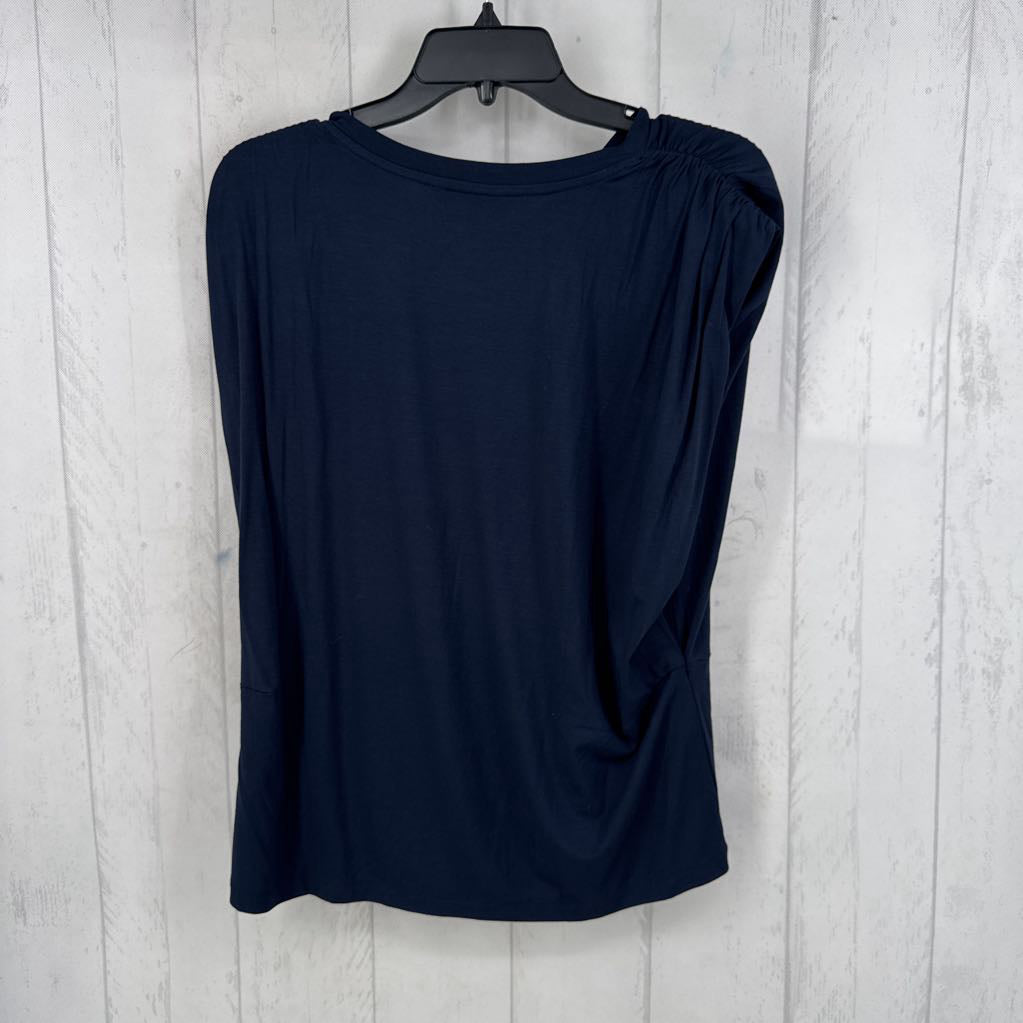 R50 L ruched cap slv tee