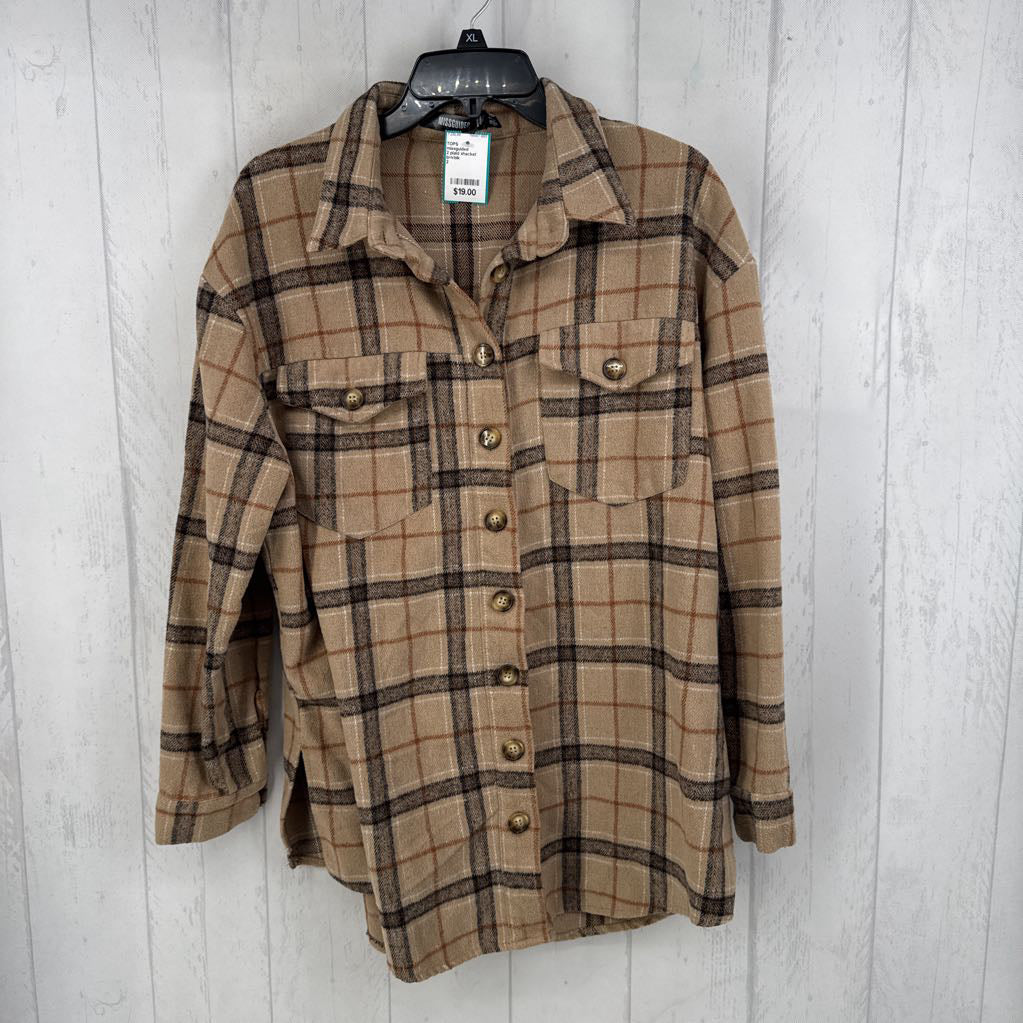 2 plaid shacket