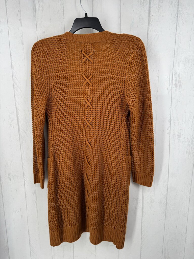 M button down long cardi