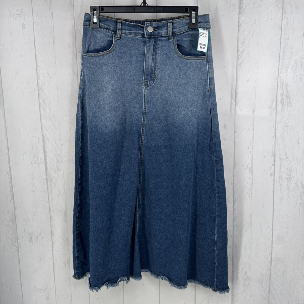 S a-line jean skirt