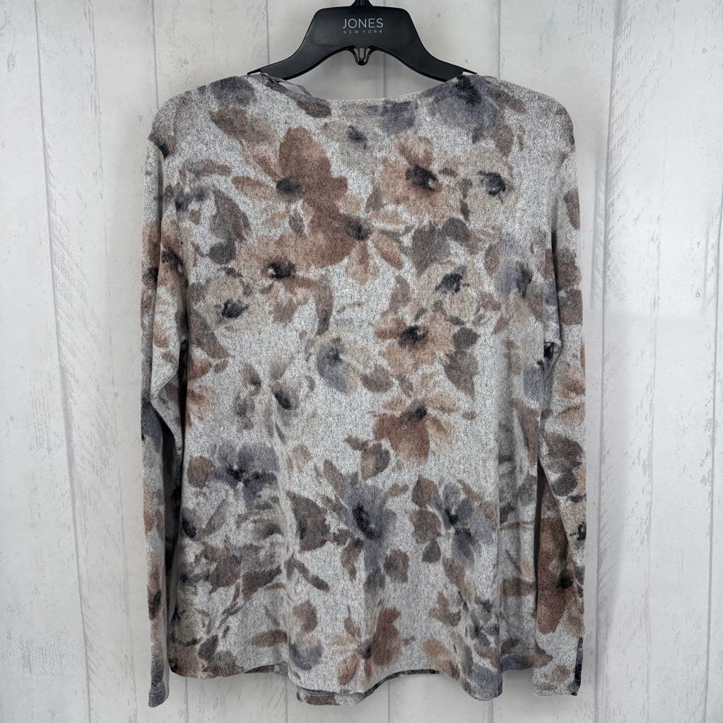 L flo print l/s top
