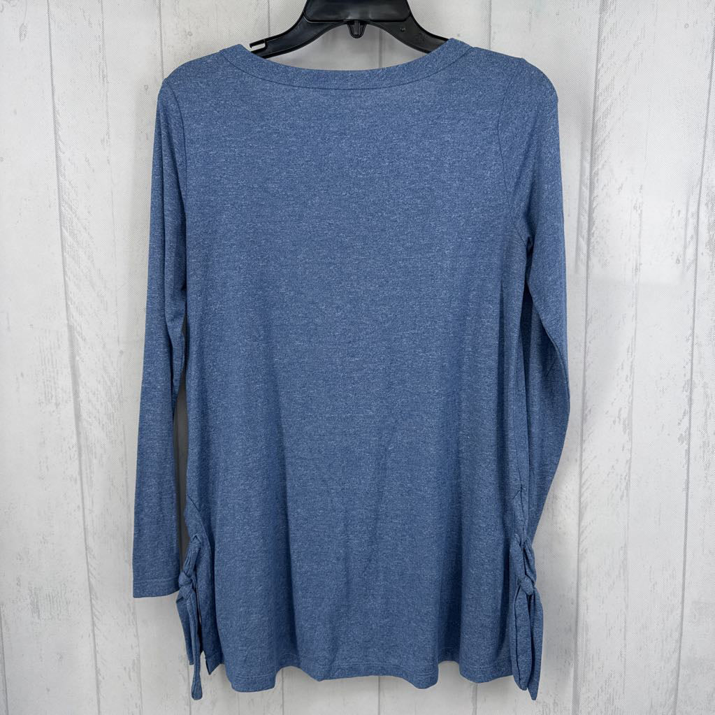 XS crewneck tied sides l/s tee