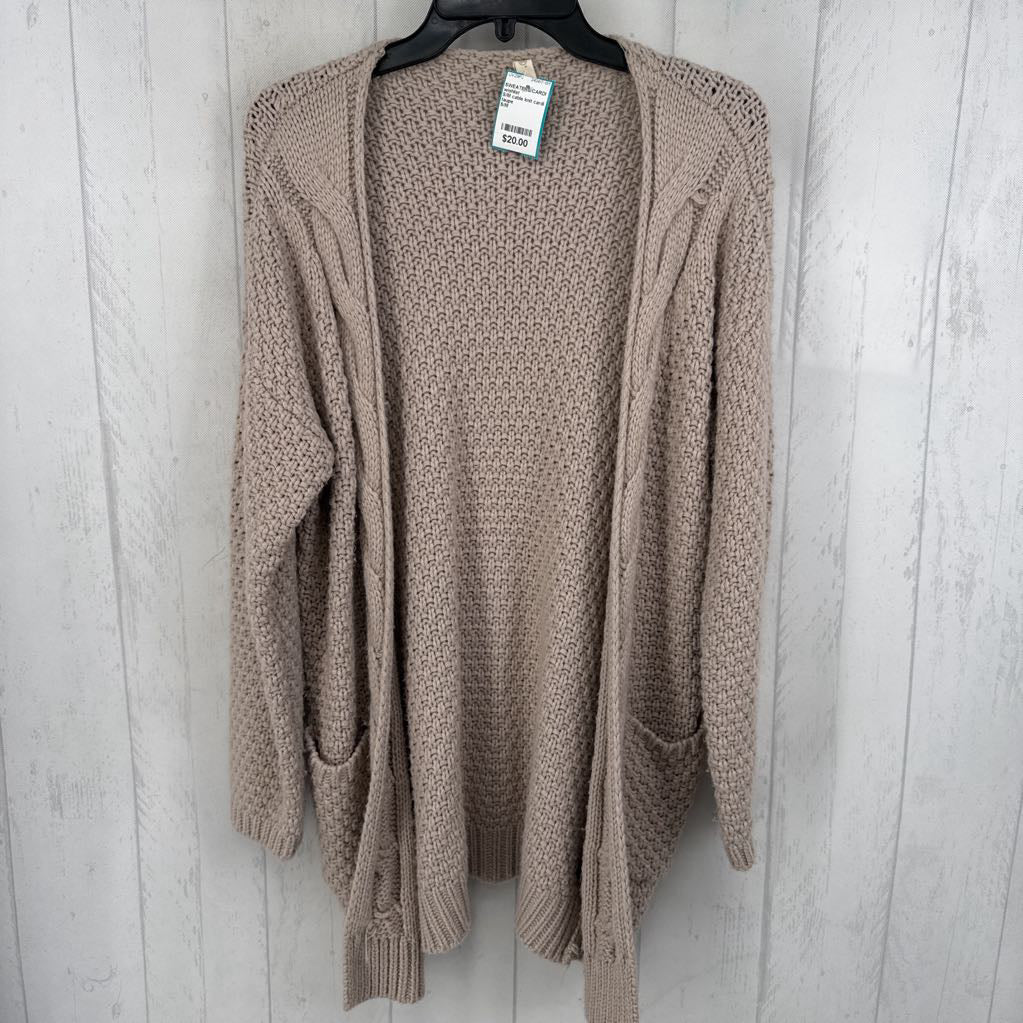 S/M cable knit cardi