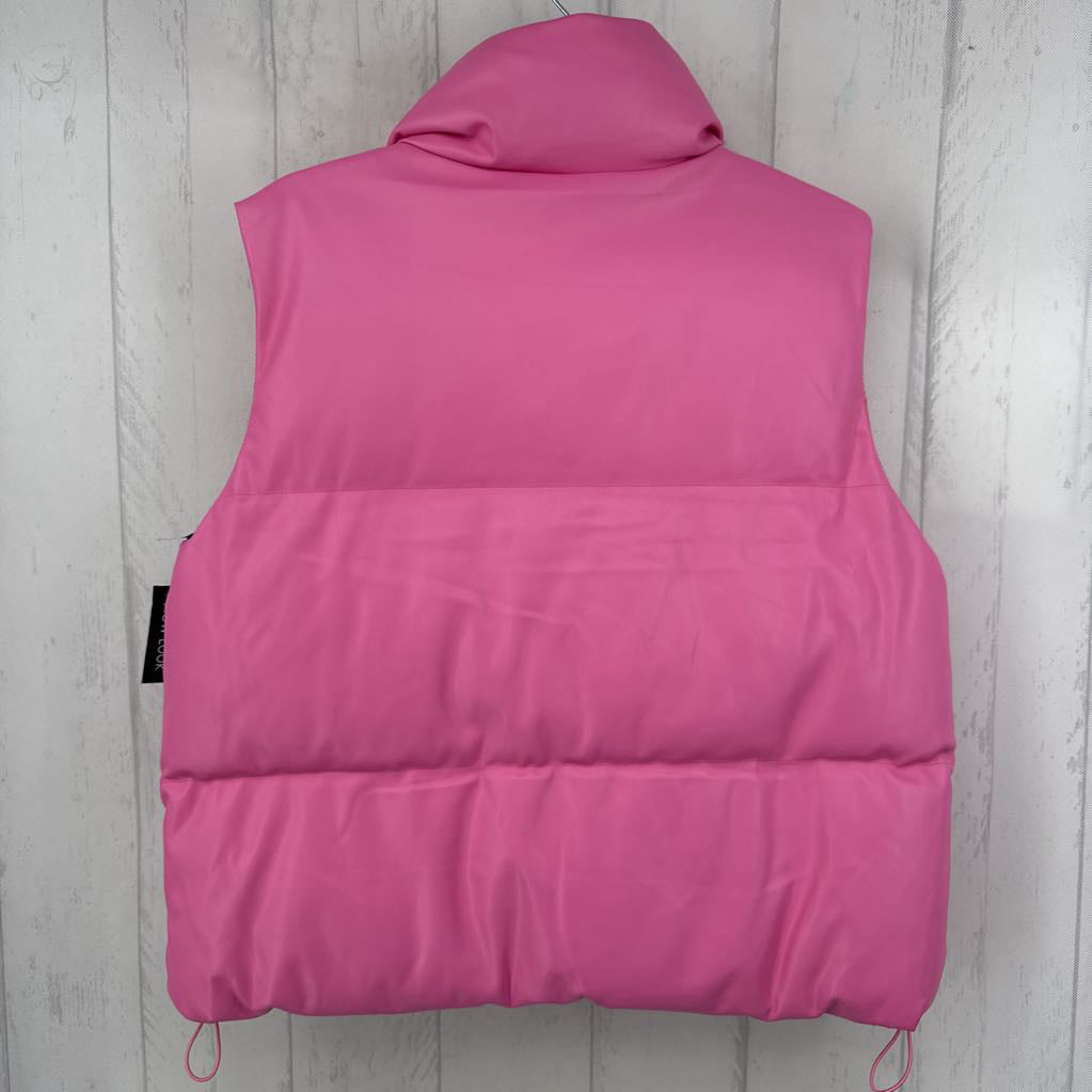 L quilted puffer vest
