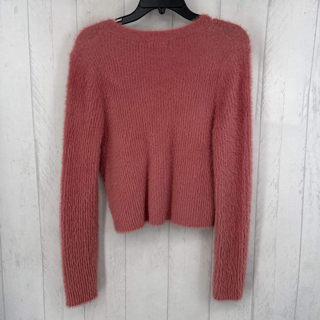 S cozy button front cardi