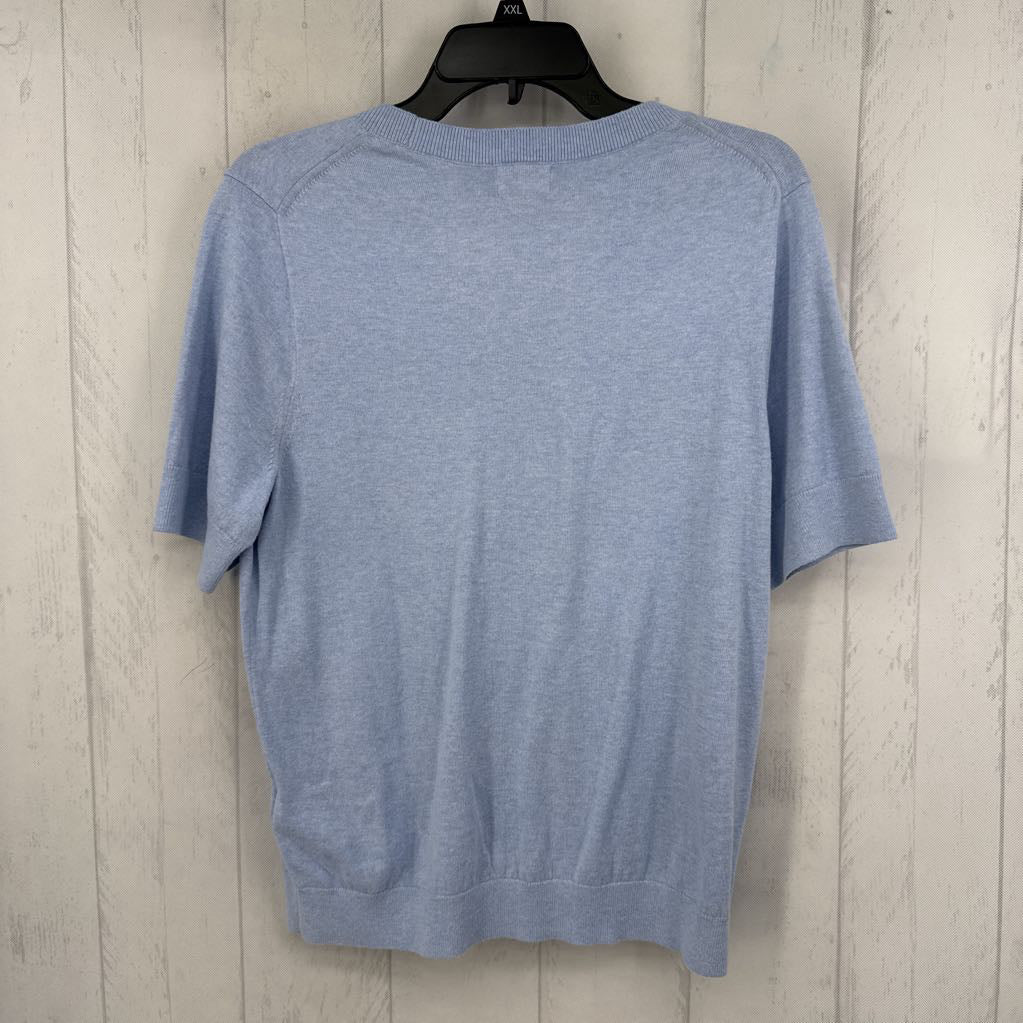 M crewneck s/s cashmere top