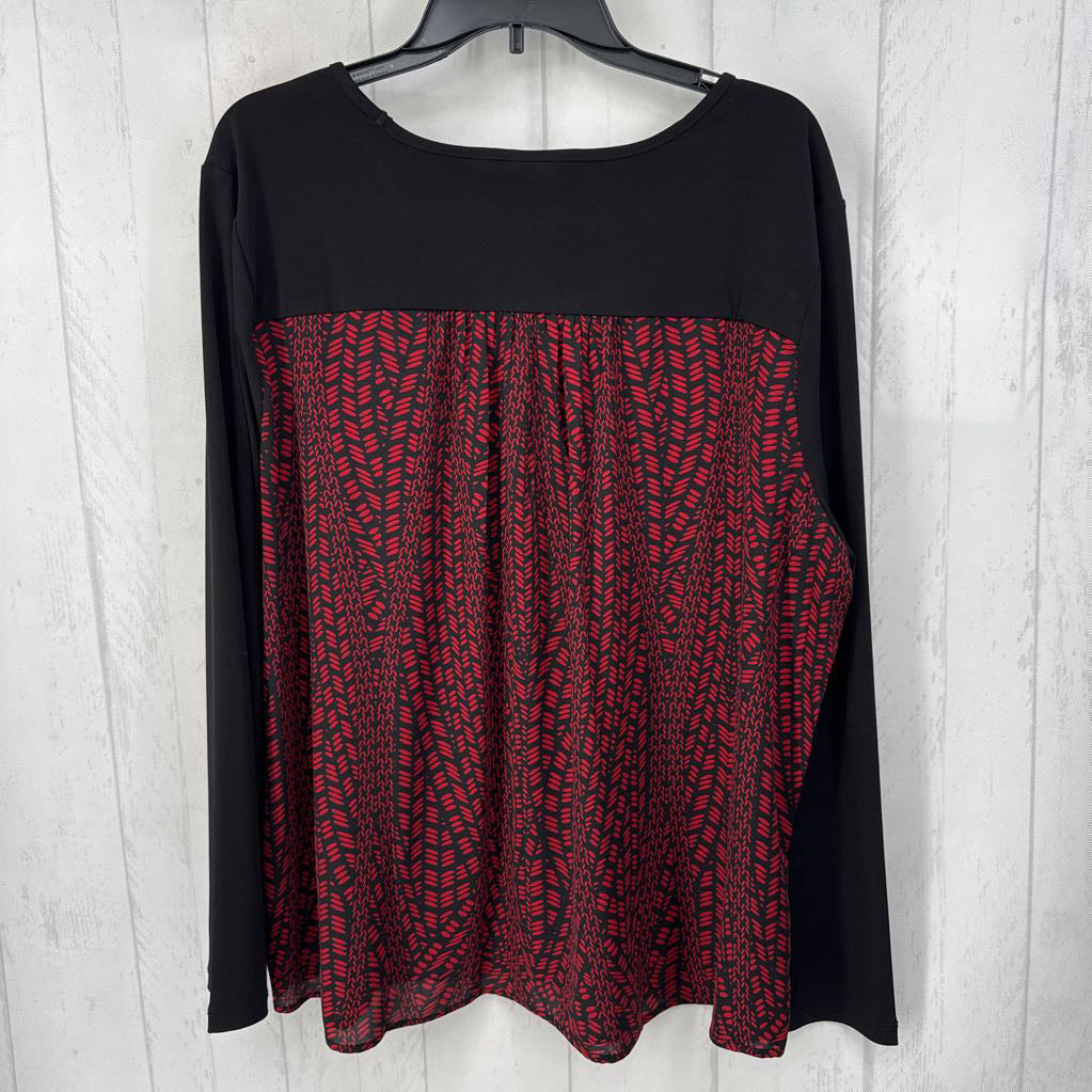 XL printed l/s top