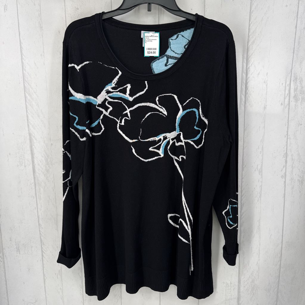 XL floral sweater