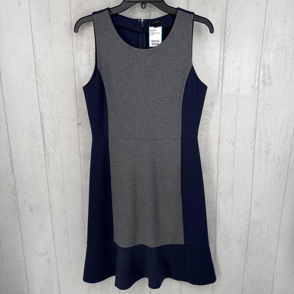 4 colorblock slvls dress