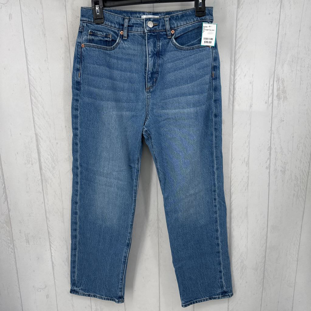 6 straight leg jean