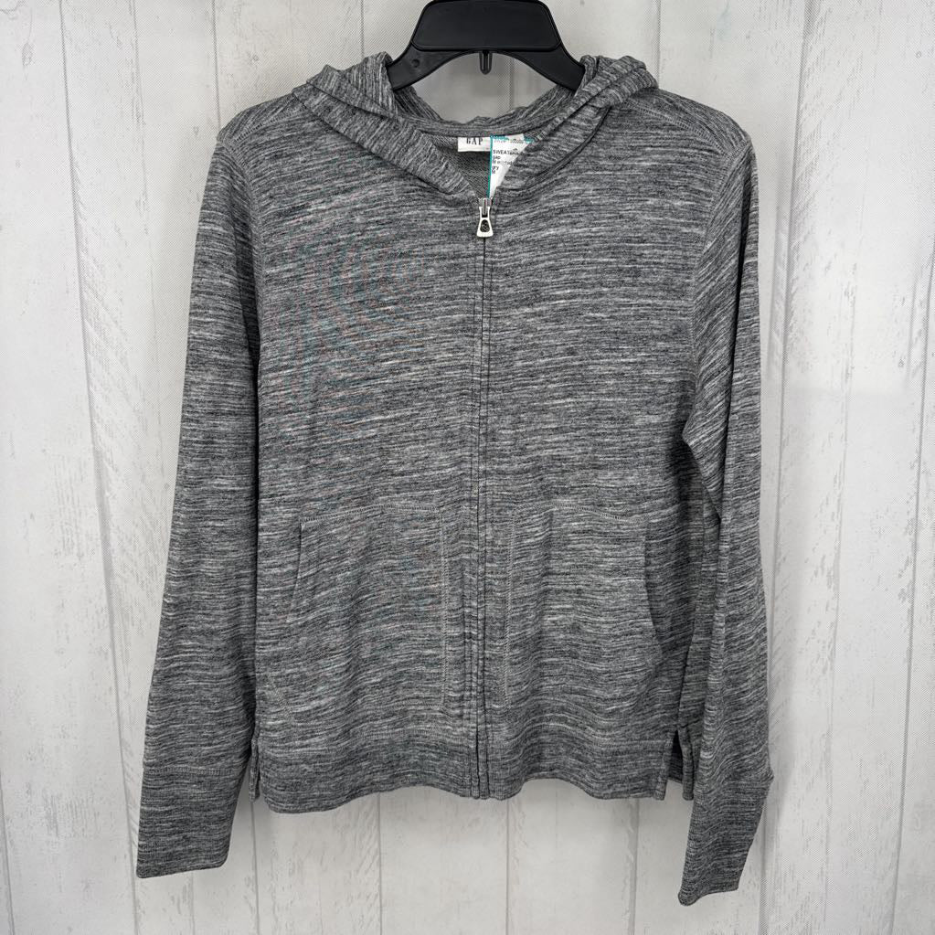 M marled zip-up hoodie
