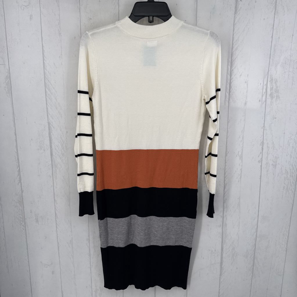4 colorblock sweaterdress
