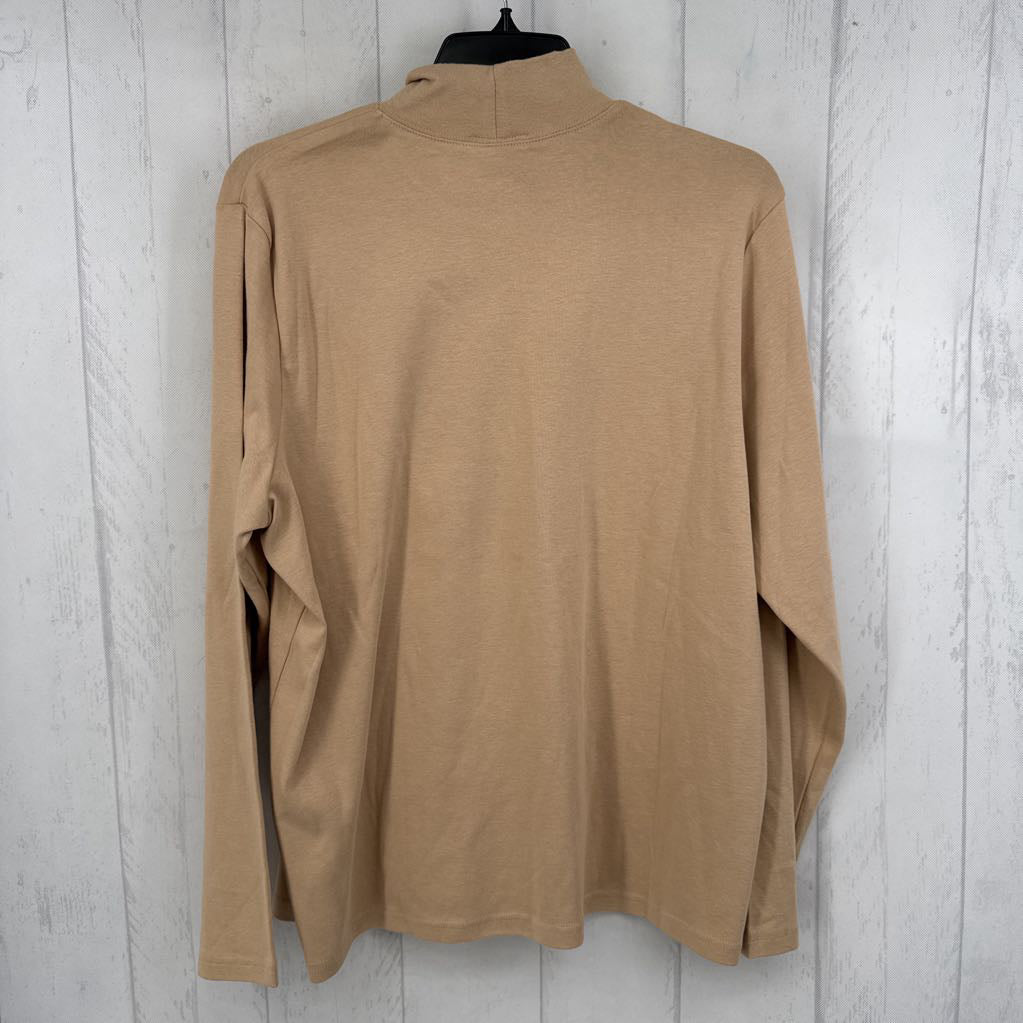XL mock neck l/s top