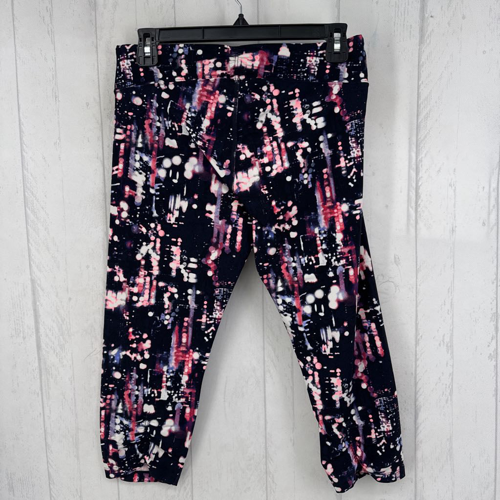 M printed crop legging