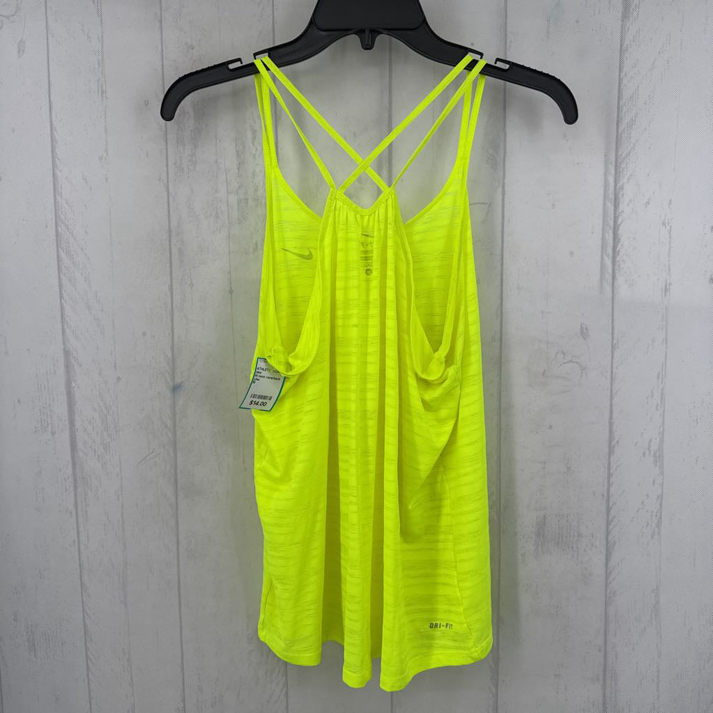 M neon racerback tank