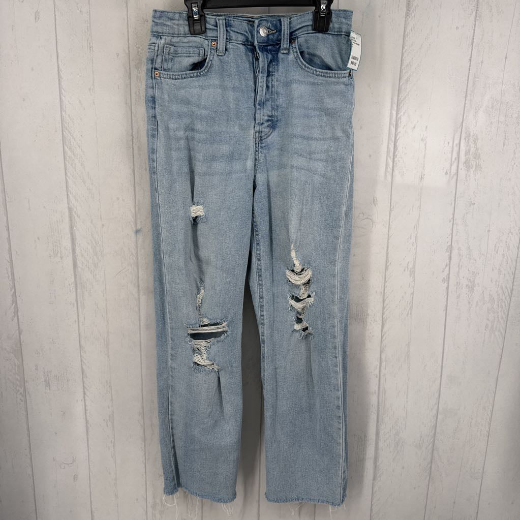 4 hi-rise straight leg jean