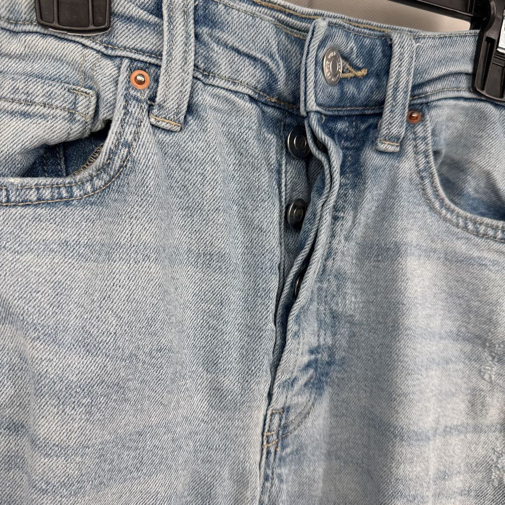 4 hi-rise straight leg jean