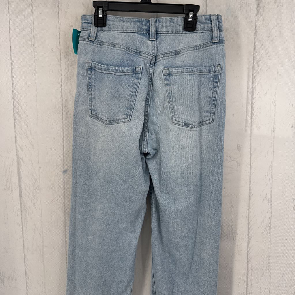 4 hi-rise straight leg jean