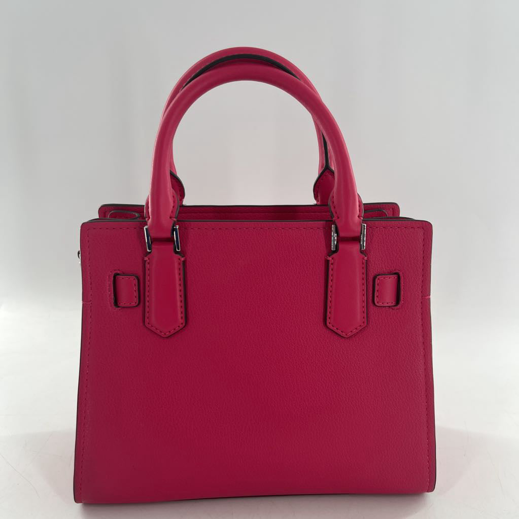R598 signature snake embossed satchel