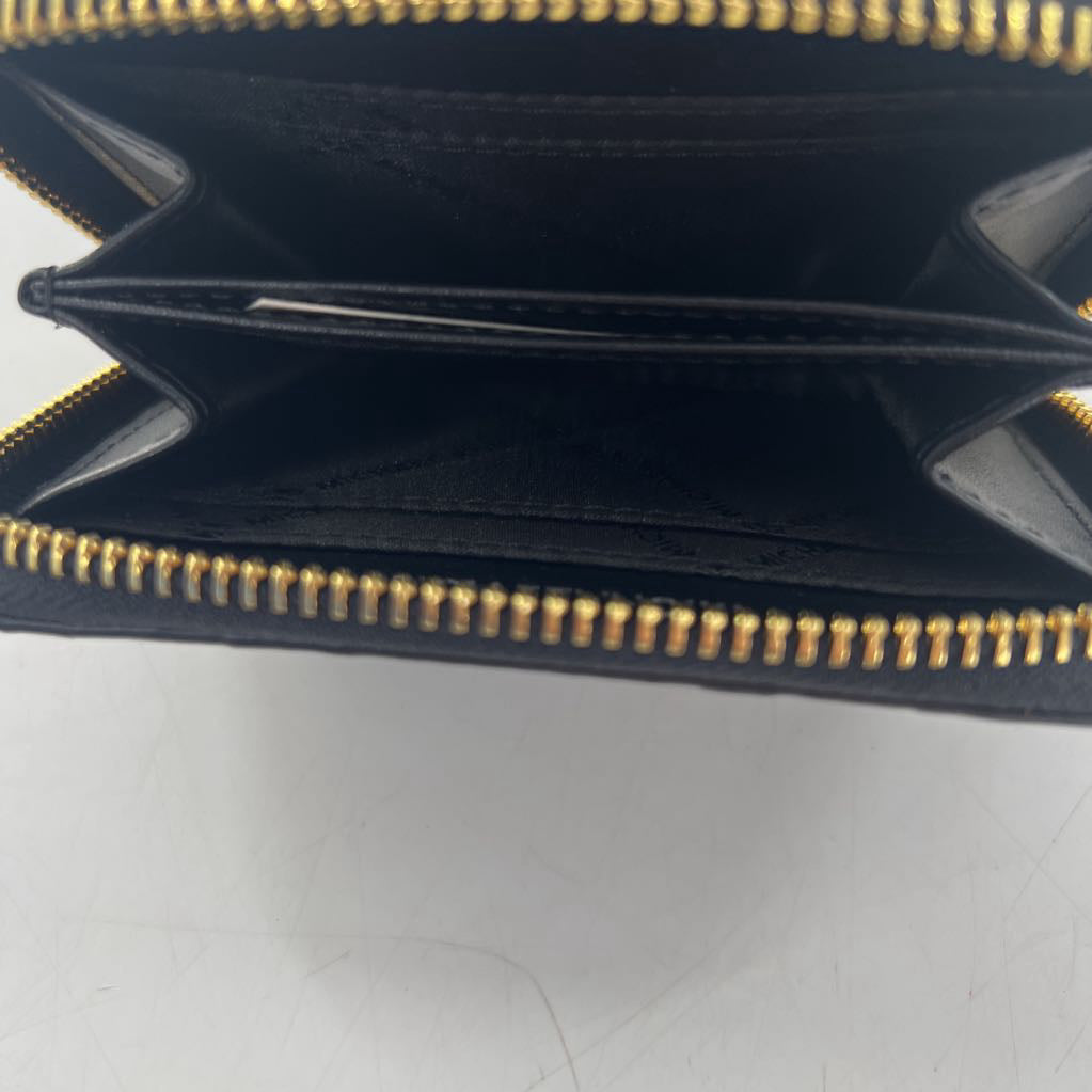 R188 croc embossed zip around wallet