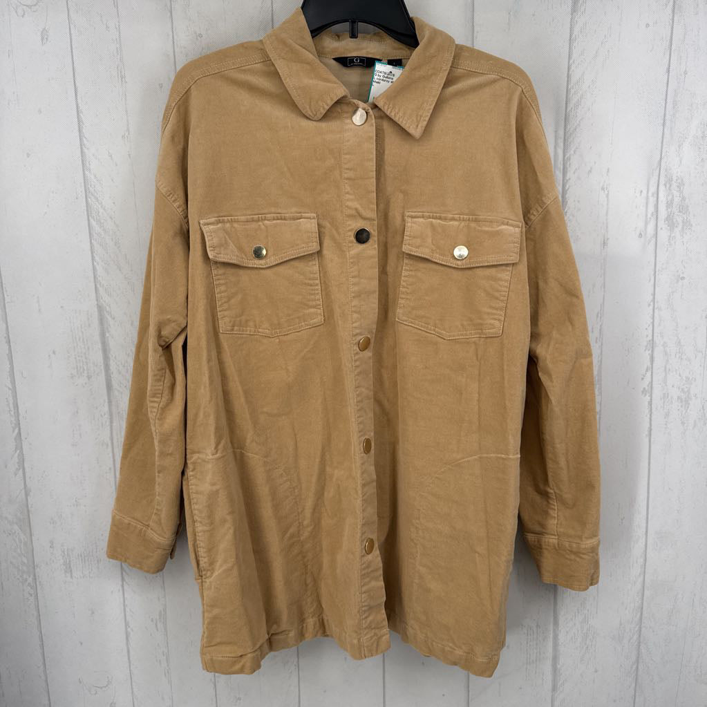 L corduroy shacket