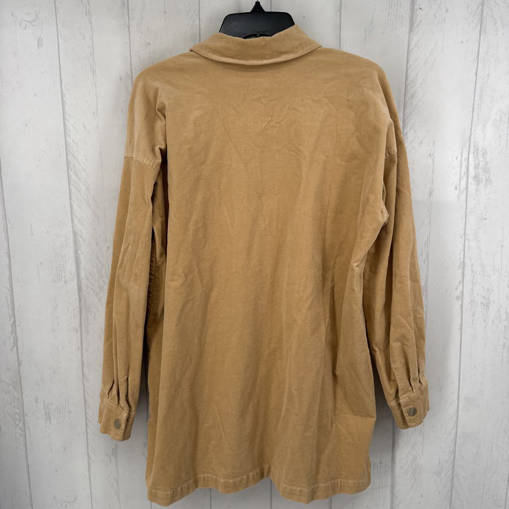 L corduroy shacket