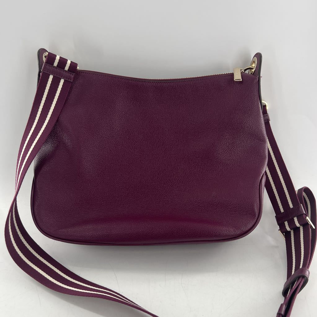 pebbled top zip crossbody