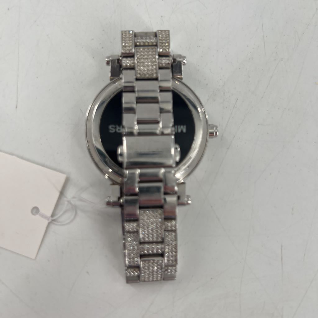 silver pave smartwatch