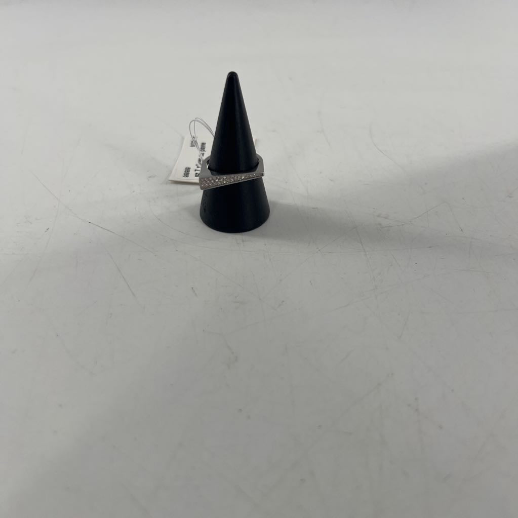 sz 7 silver cz pave ring