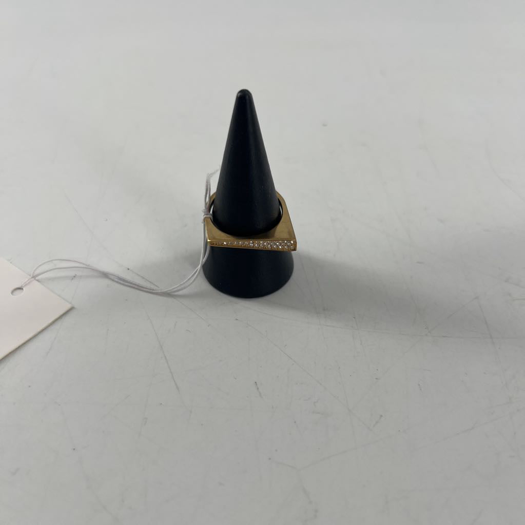 sz 7 gold cz pave ring