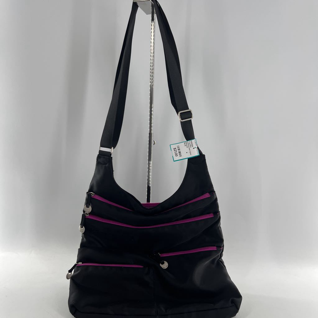 multi-pocket nylon crossbody