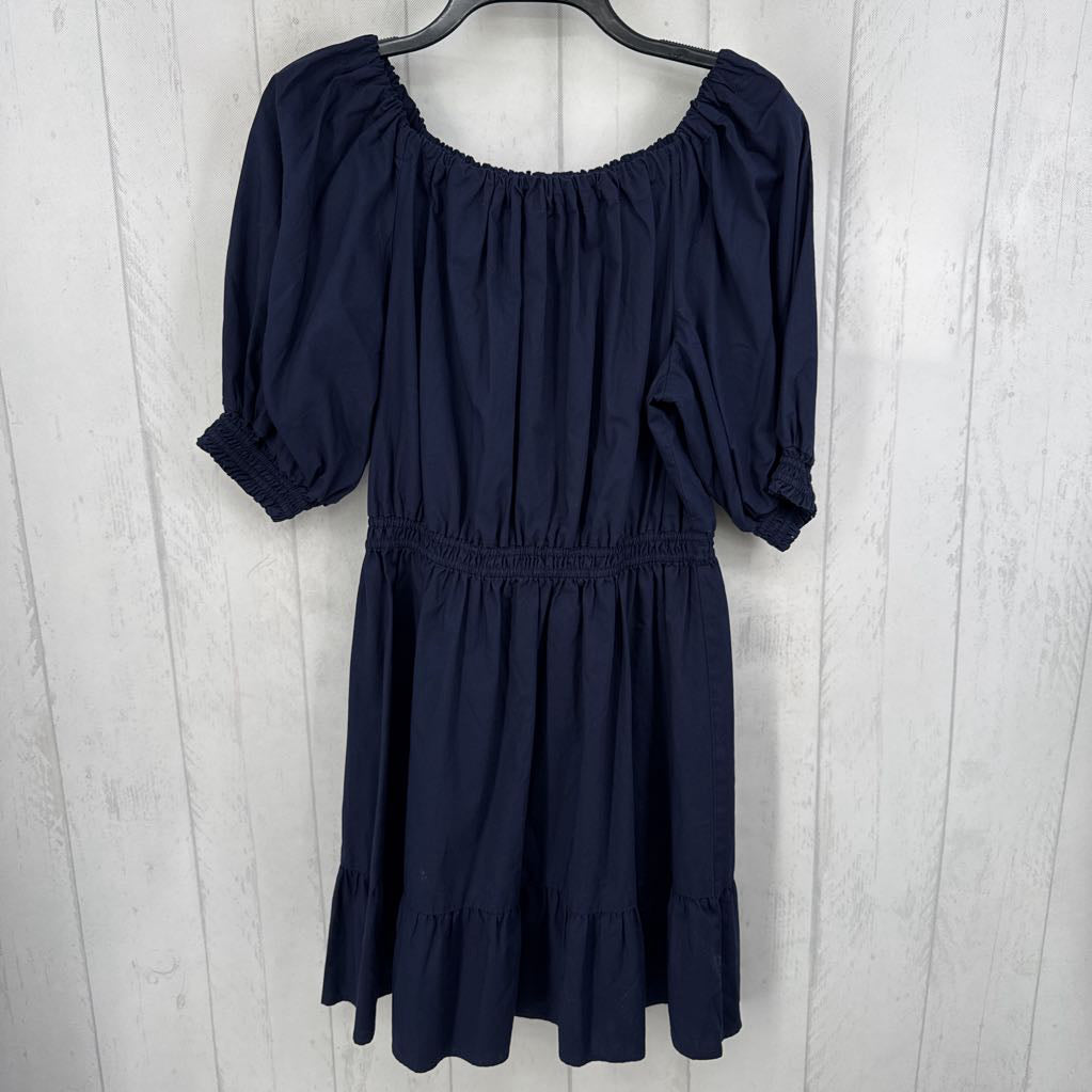 M smocked waist s/s dress