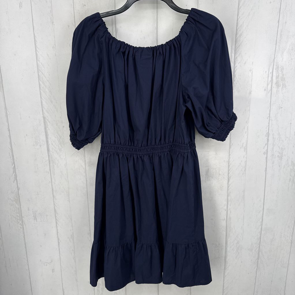 M smocked waist s/s dress