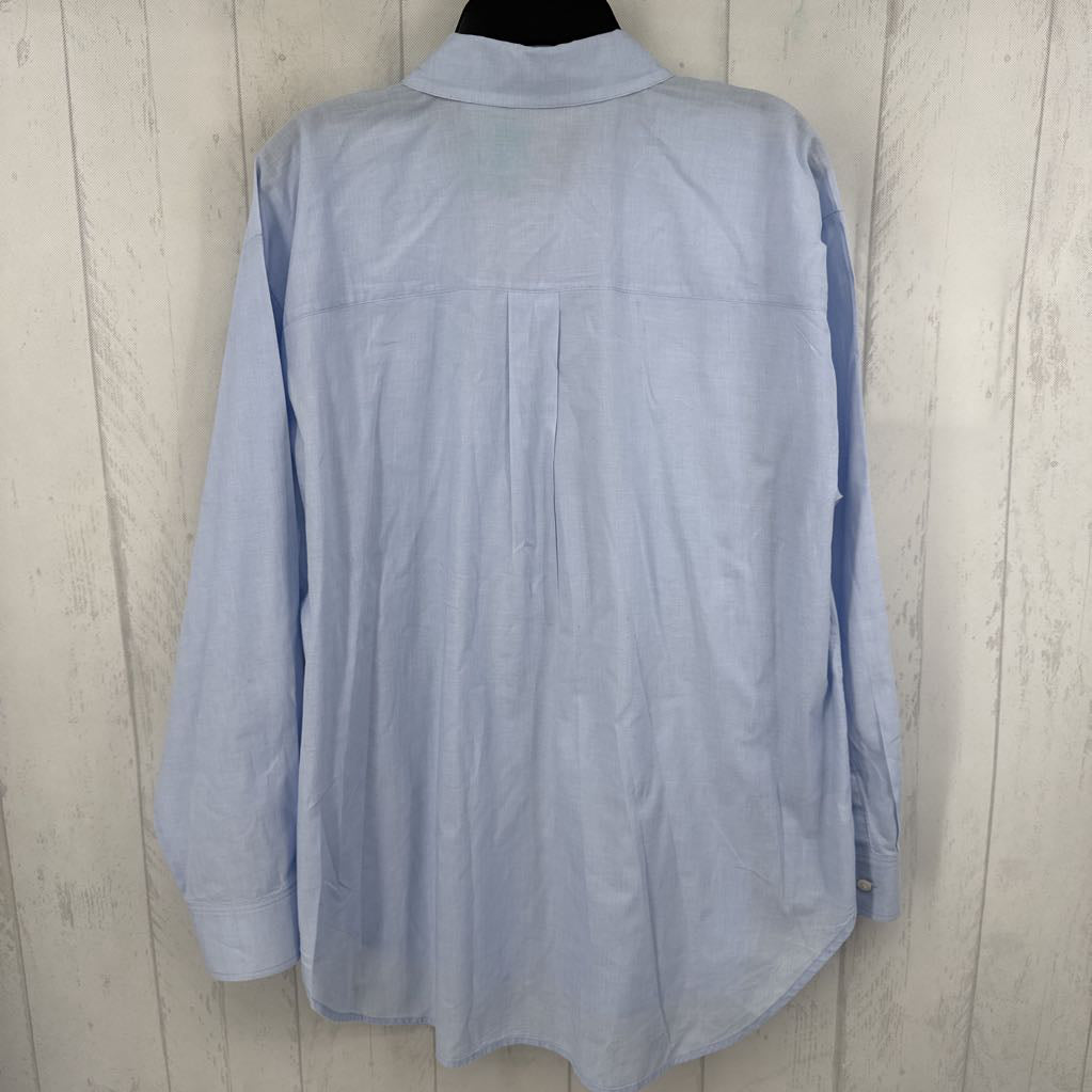 M button down l/s top