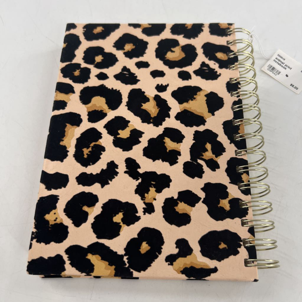 animal print notebook