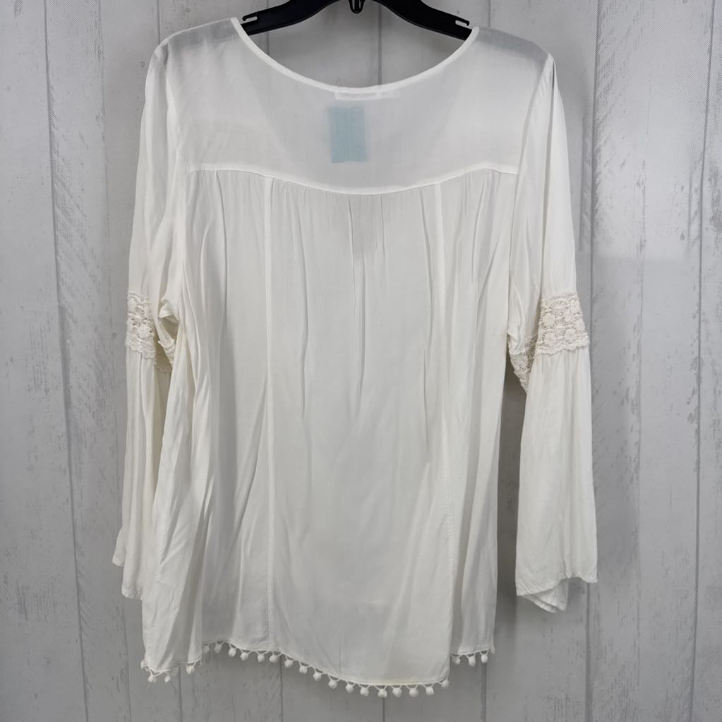 Boho Blouse w/ Lace Details