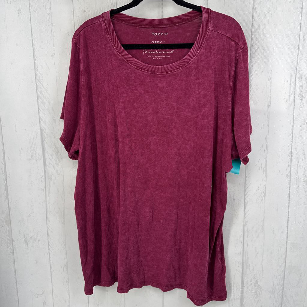 3X crewneck s/s tee
