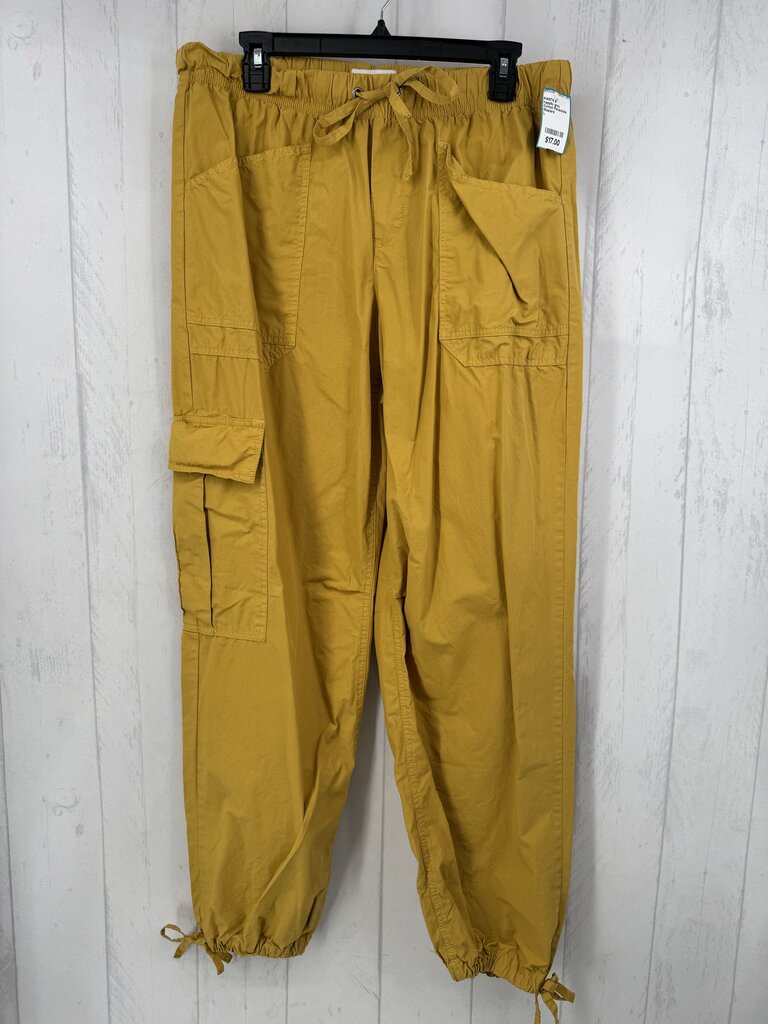 Cotton Parachute Jogger Pants