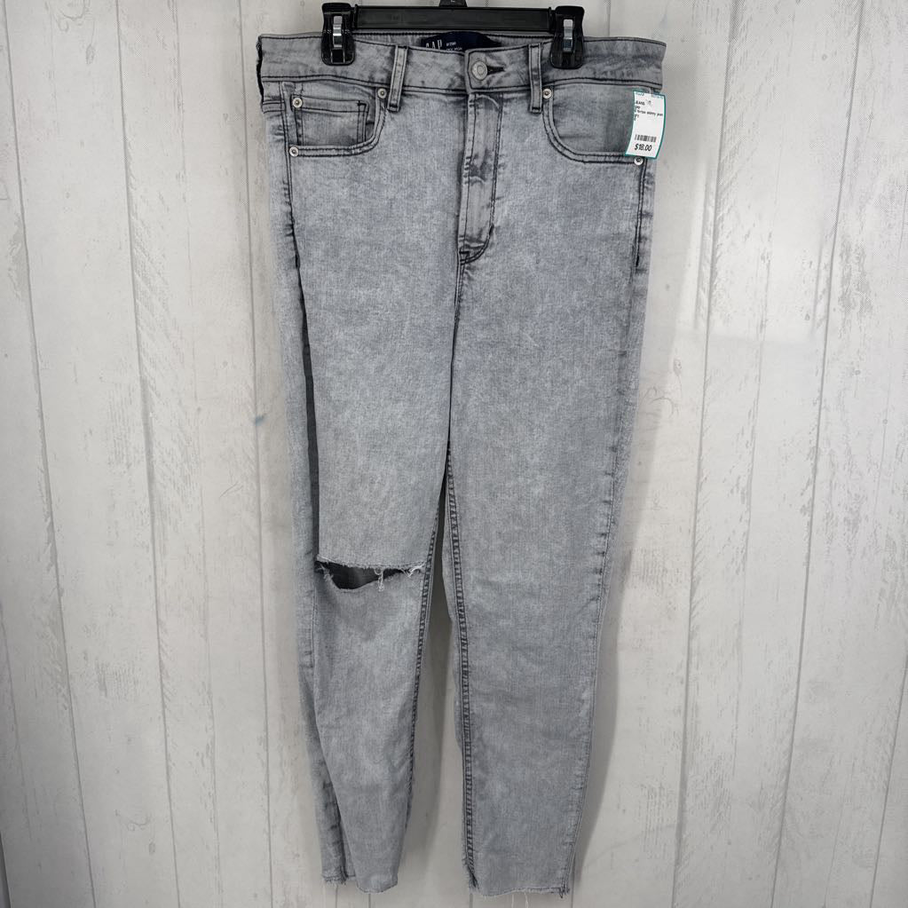 8 hi-rise skinny jean