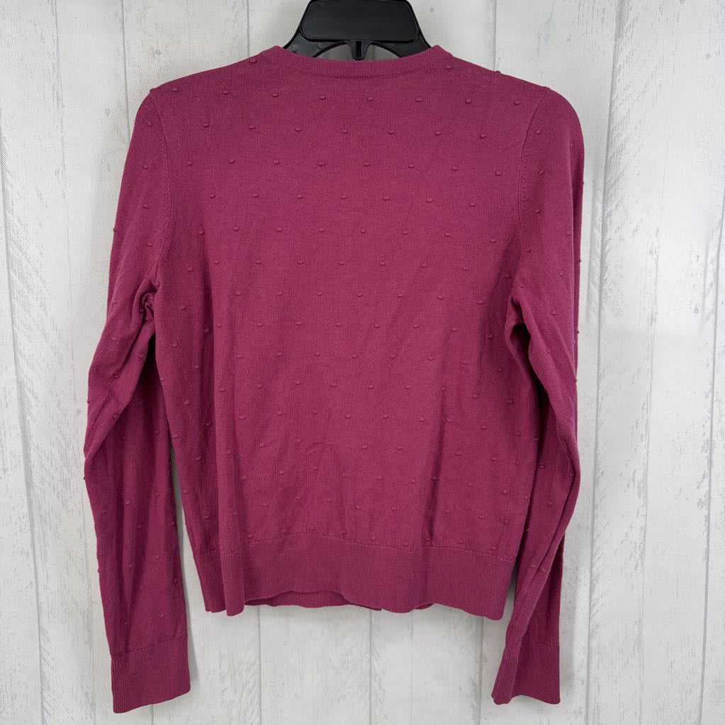 M textured button down cardi