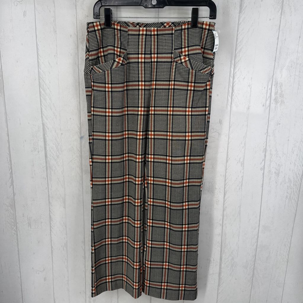 8 plaid pull-on pant