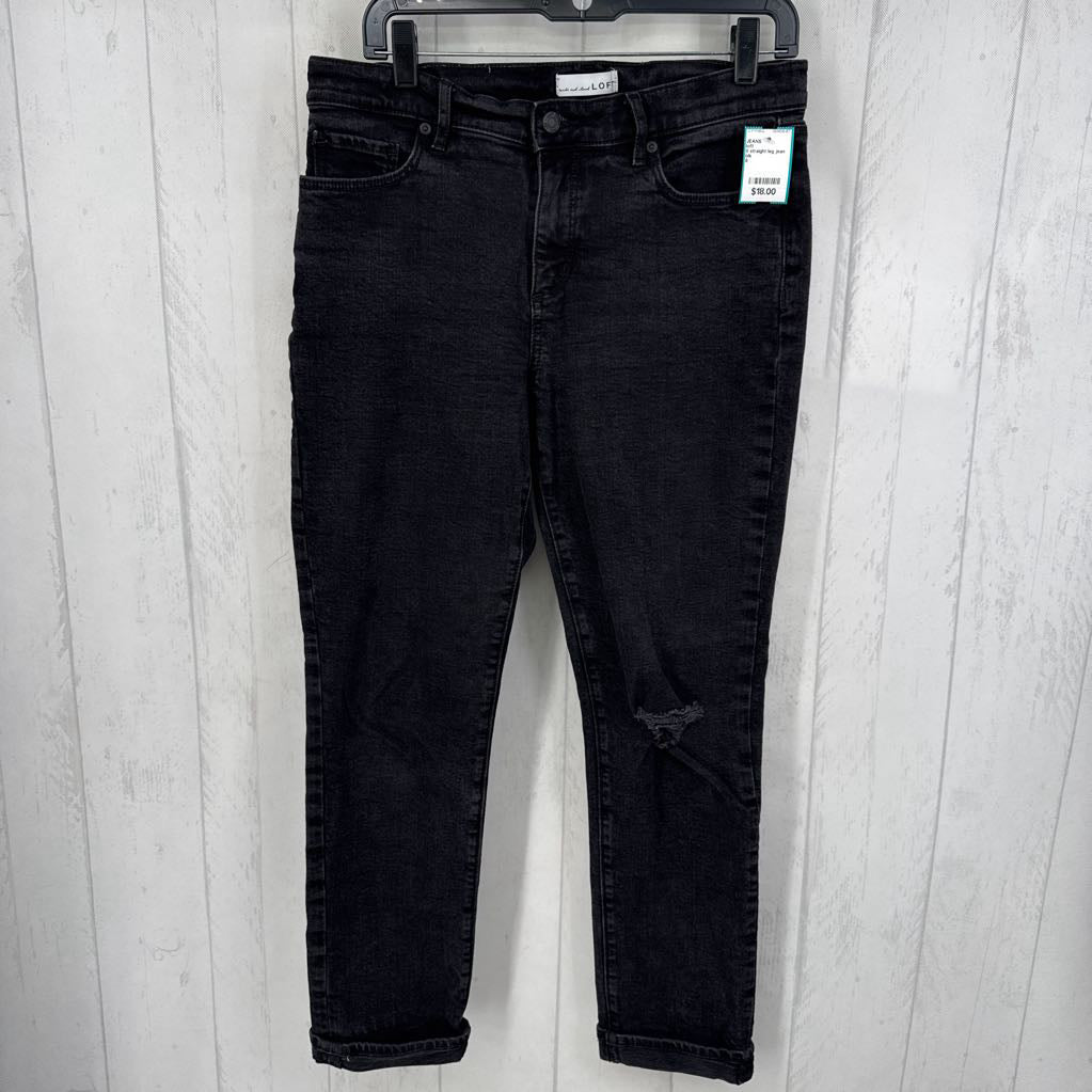 8 straight leg jean