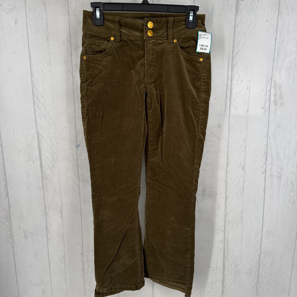 0 corduroy crop pant