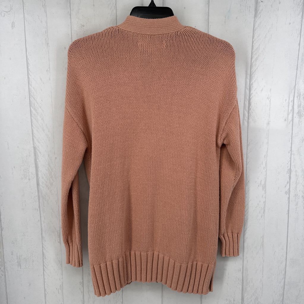 S button front cardi