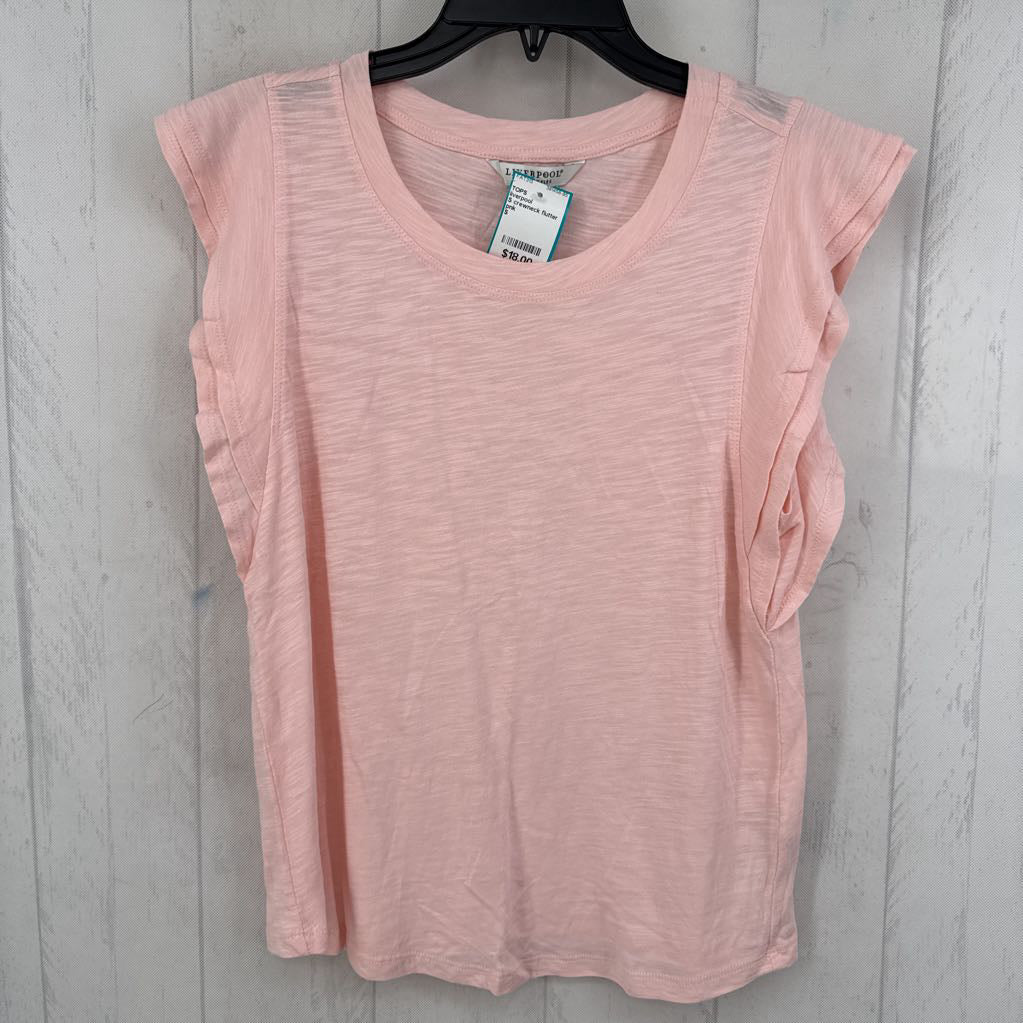 S crewneck flutter slv tee