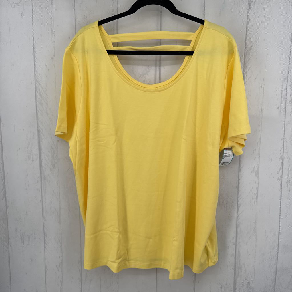 2X scoop neck s/s tee