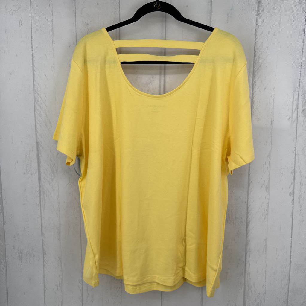 2X scoop neck s/s tee