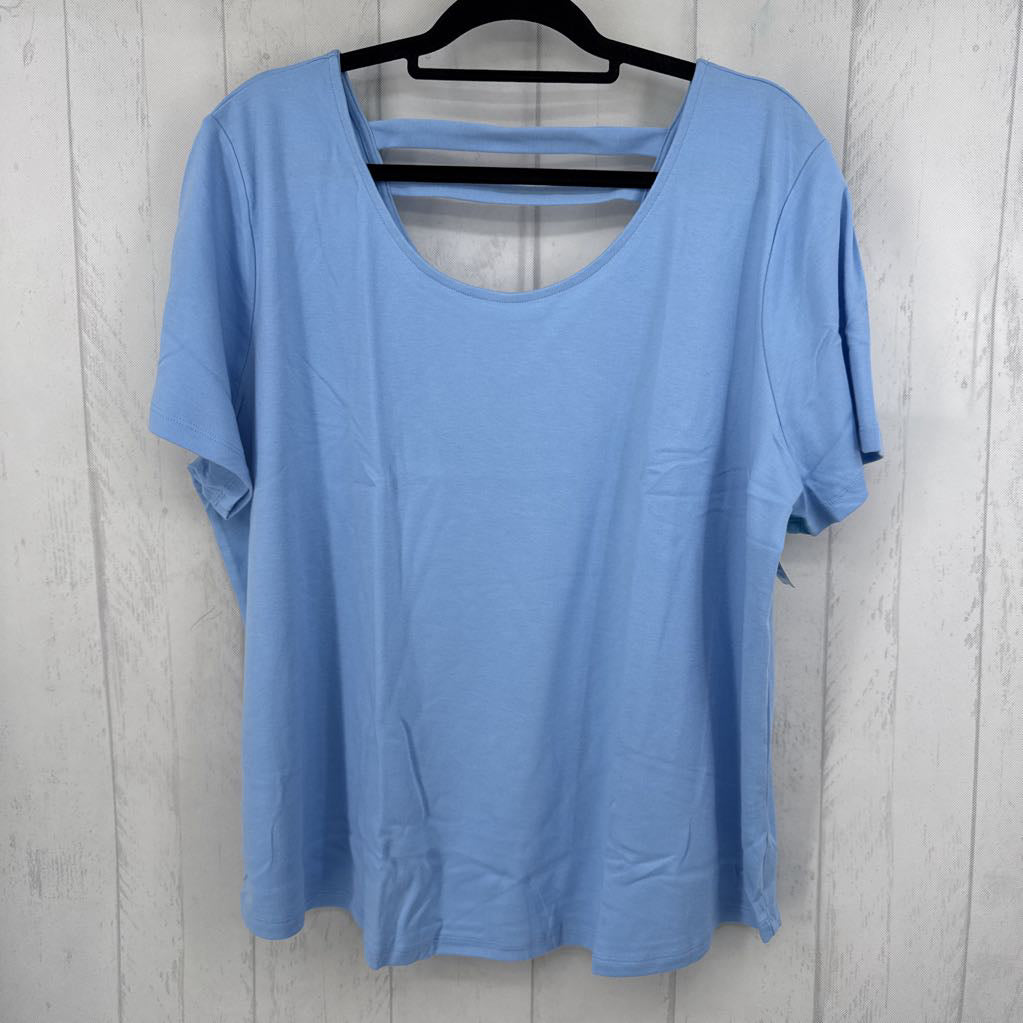 2X scoop neck s/s tee